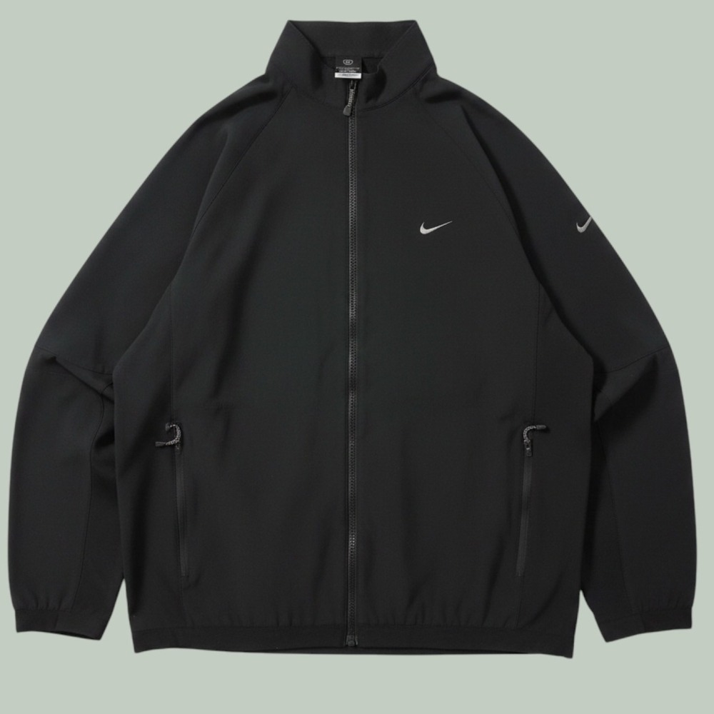 Nike Golf Sphere Pro Jacket Mens Large Black Full Zip Windbreaker Techwear Gorp